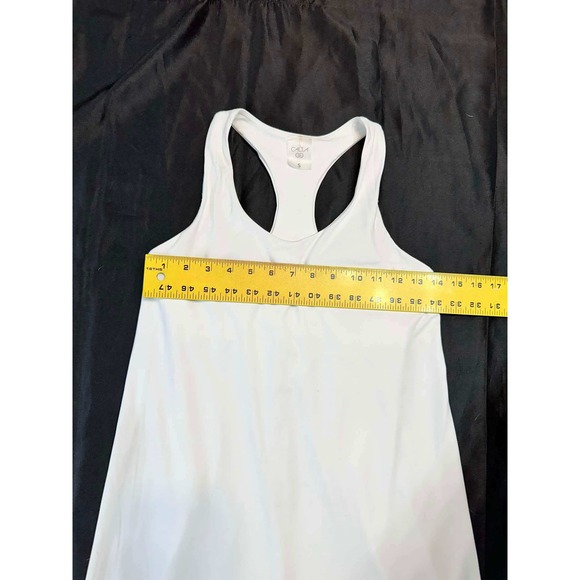 CALIA Casual Athletic White Built In Bra Dress Womens Size S - Picture 8 of 8